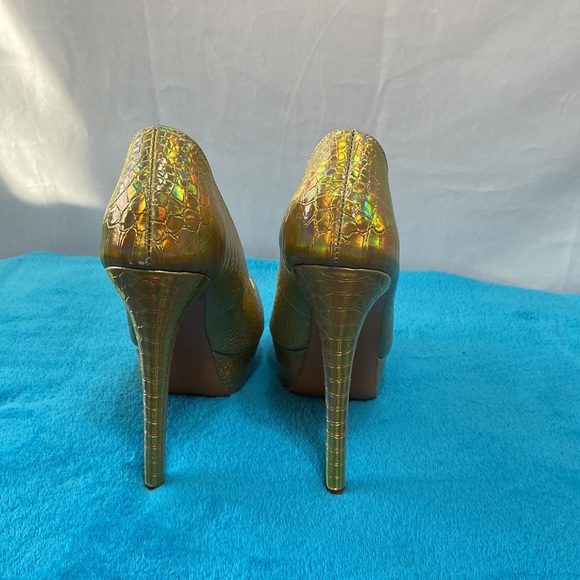 WONSI Peep toe platform pumps - Picture 3 of 5